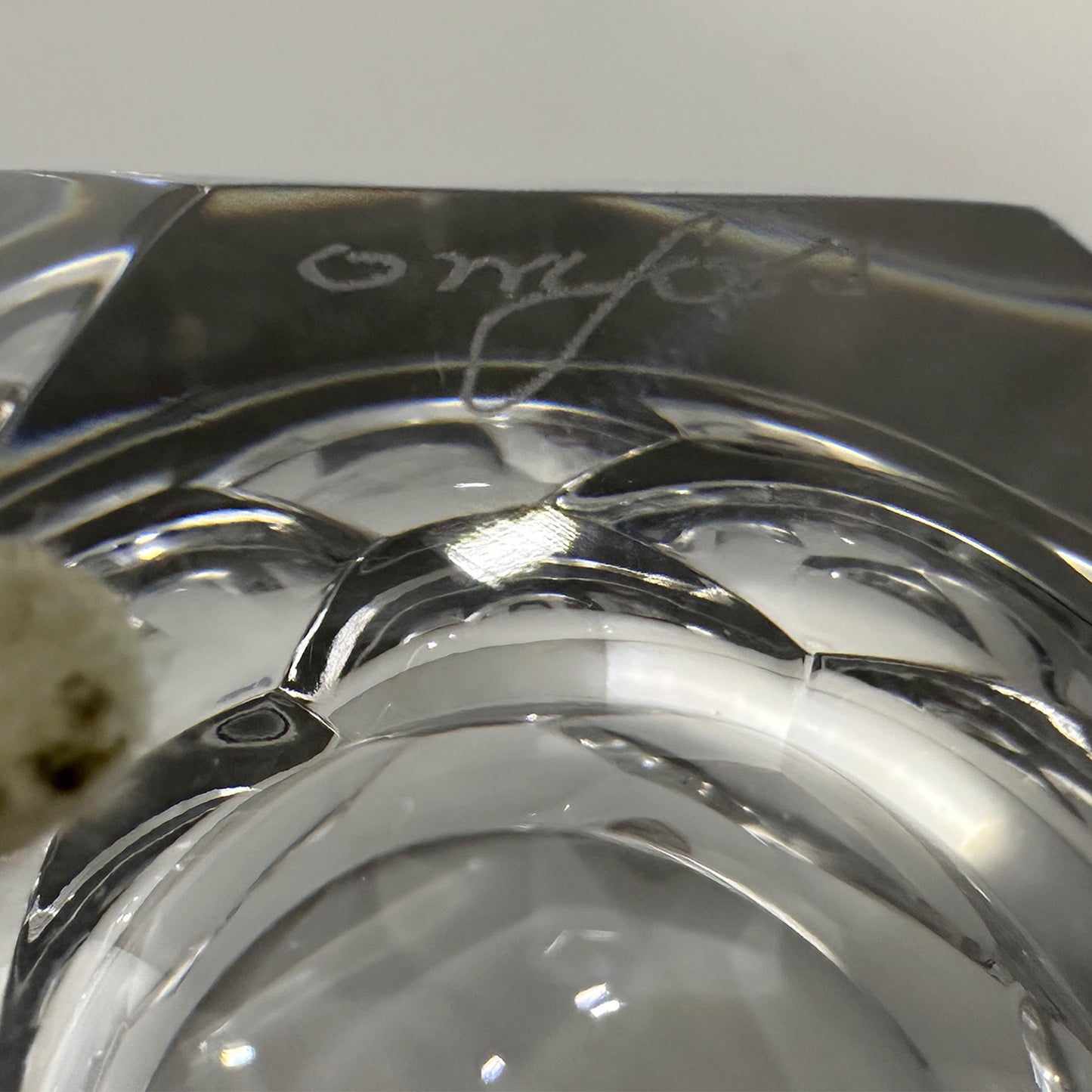 Heavy Crystal Bowl “Zenith” – Anne Nilsson for Orrefors (1980s)