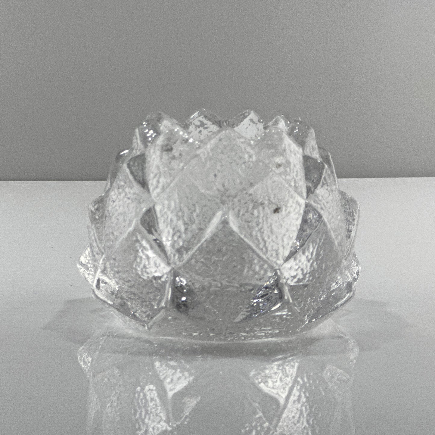Orrefors Crystal Firefly Lantern – Artichoke Nimbus Votive, Berit Johansson, Vintage (1980)