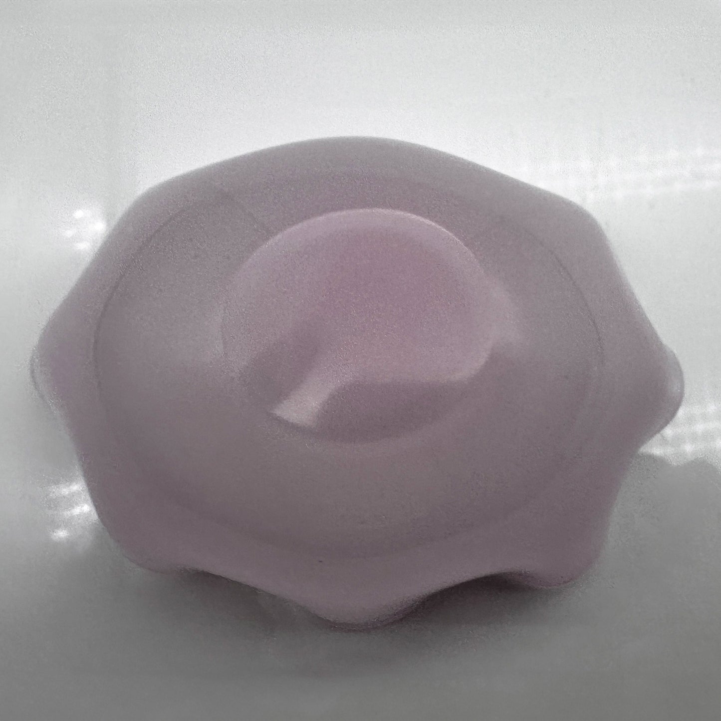Kristallen Schaal “Kantara” – Pastel Roze Opaalglas door Sven Palmqvist voor Orrefors (1946-1960)