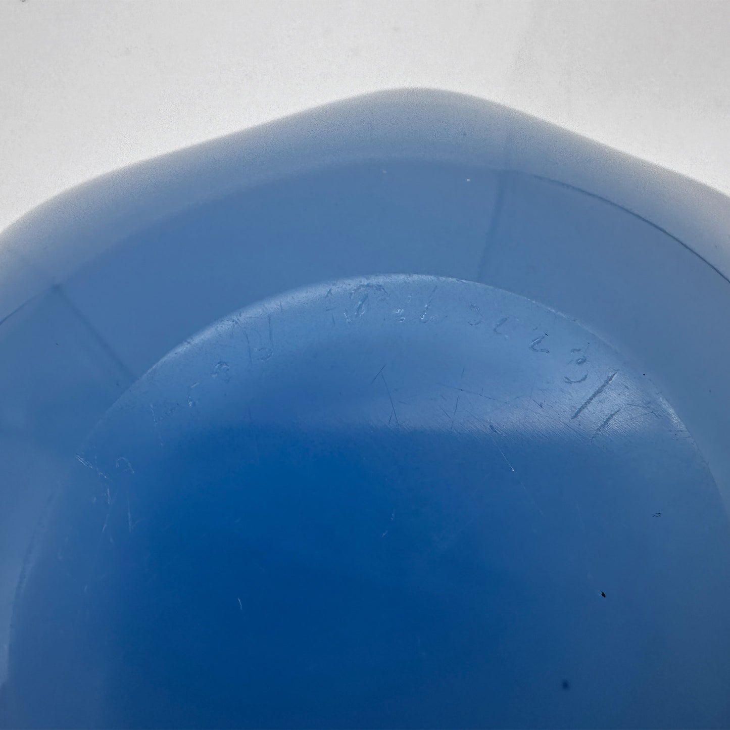 Crystal blue bowl "Karanta", Orrefors, Sven Palmqvist, Sweden