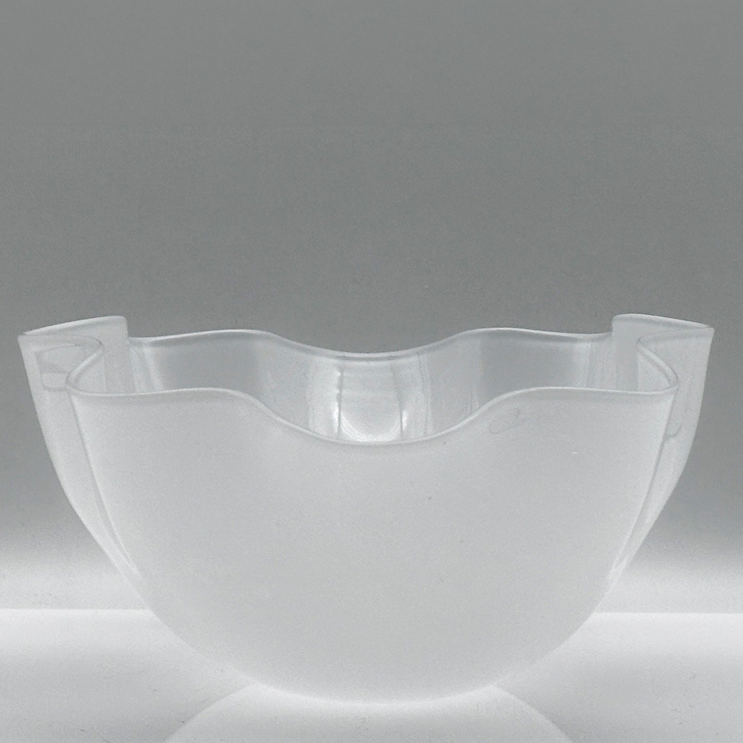 White Crystal Bowl “Kantara” – Sven Palmqvist for Orrefors, Opal Glass (1946-1960)