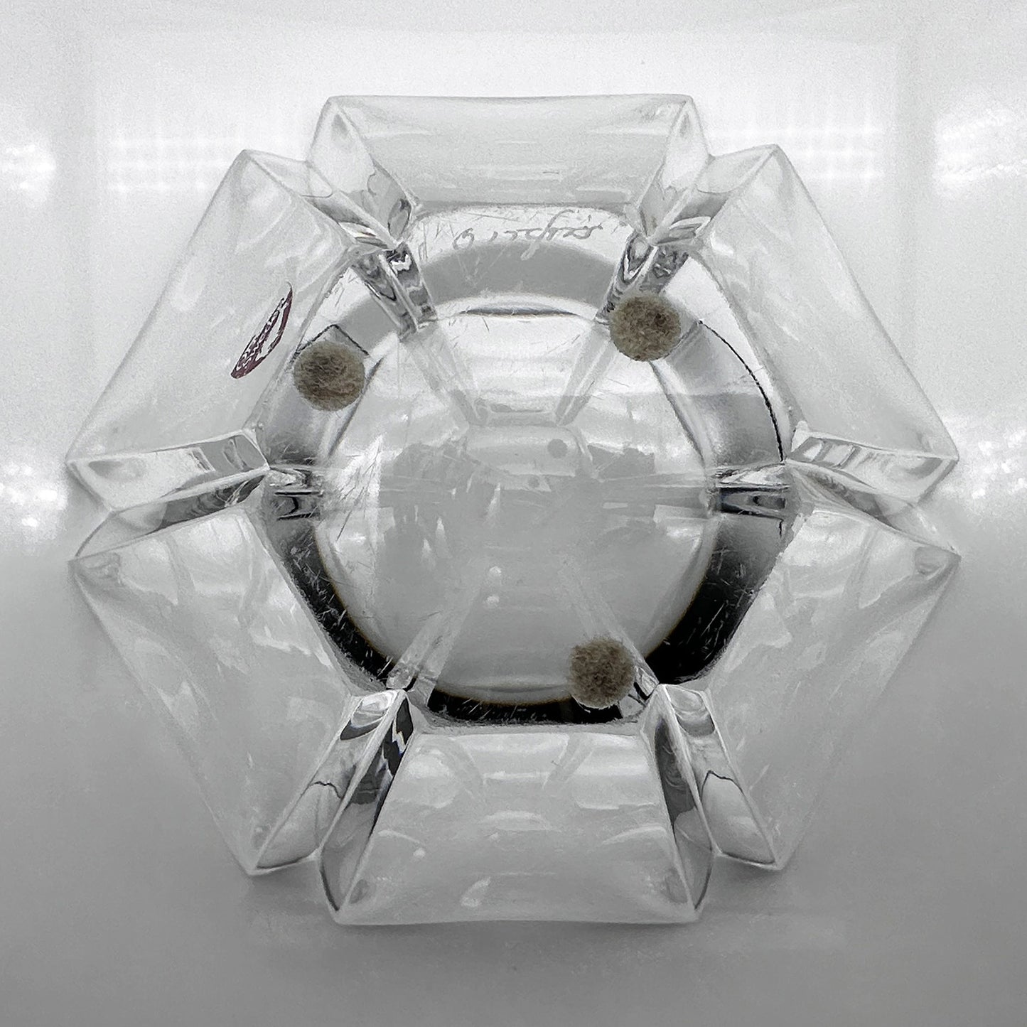 Kristallen Schaal “Orion” – Zweeds Design van Lars Hellsten voor Orrefors (1987)