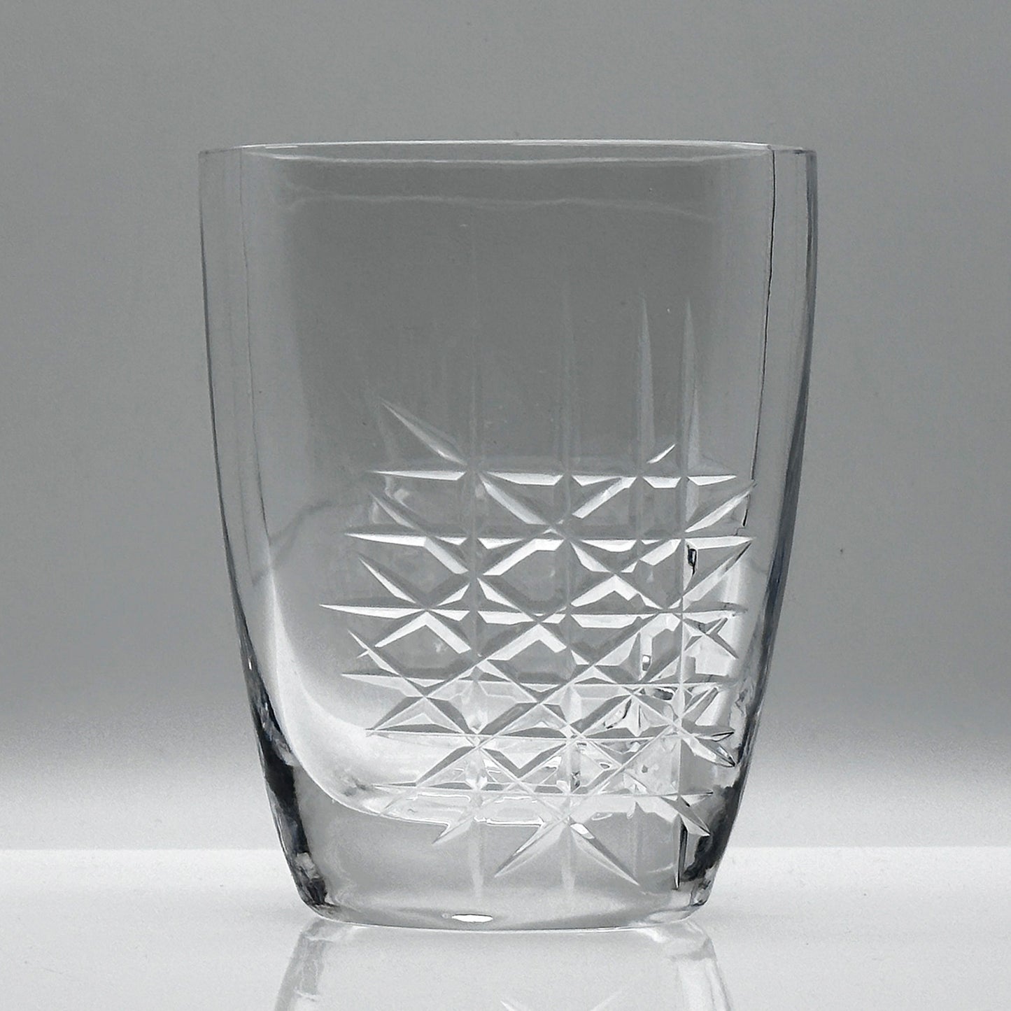 Geometric Cut Crystal Vase – Ingeborg Lundin for Orrefors (1960)