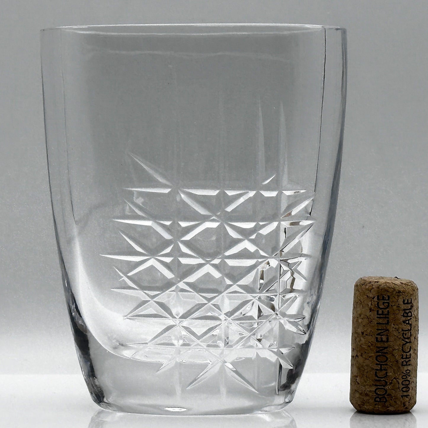 Geometric Cut Crystal Vase – Ingeborg Lundin for Orrefors (1960)