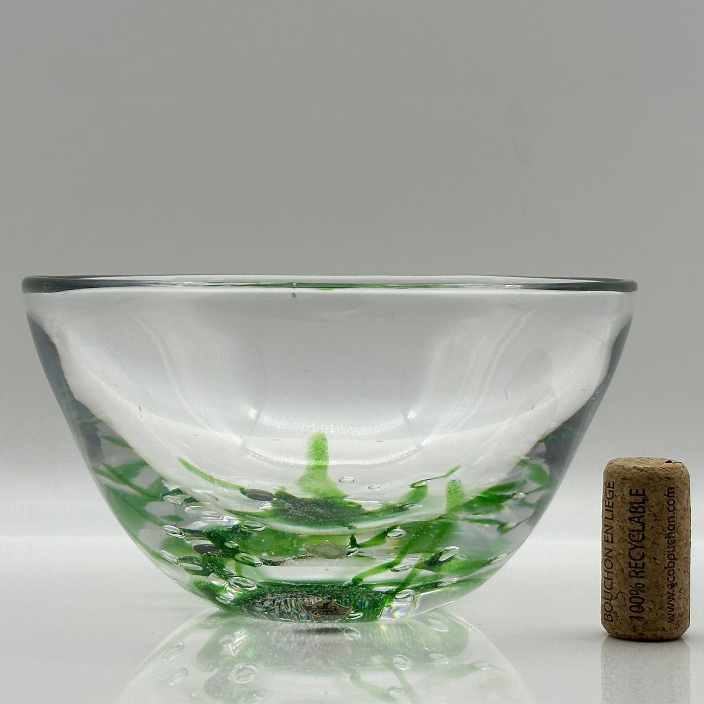Crystal “Seaweed” Bowl – Vicke Lindstrand for Kosta Boda (1950s)