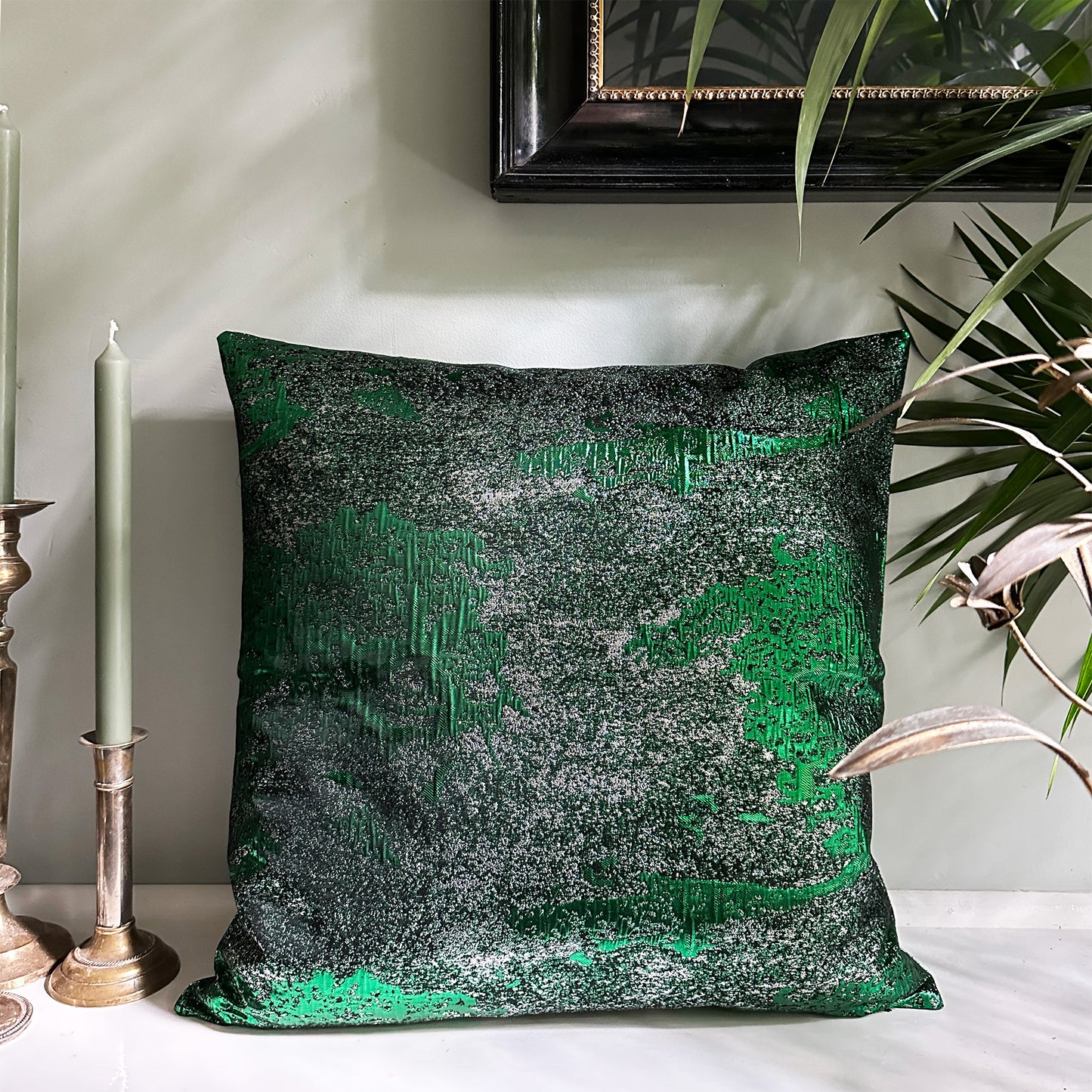 Luxury Handmade Cushions – Set of 2 Decorative Cushions with Concealed Zipper (50x50 cm & 50x30 cm)