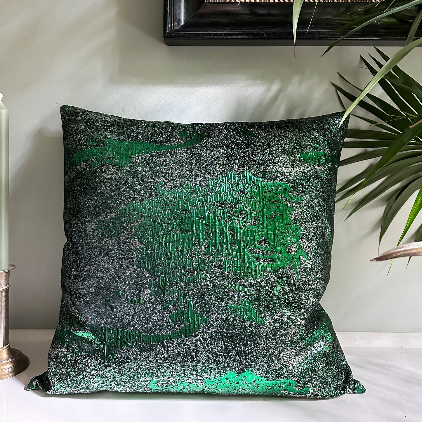 Luxury Handmade Cushions – Set of 2 Decorative Cushions with Concealed Zipper (50x50 cm & 50x30 cm)