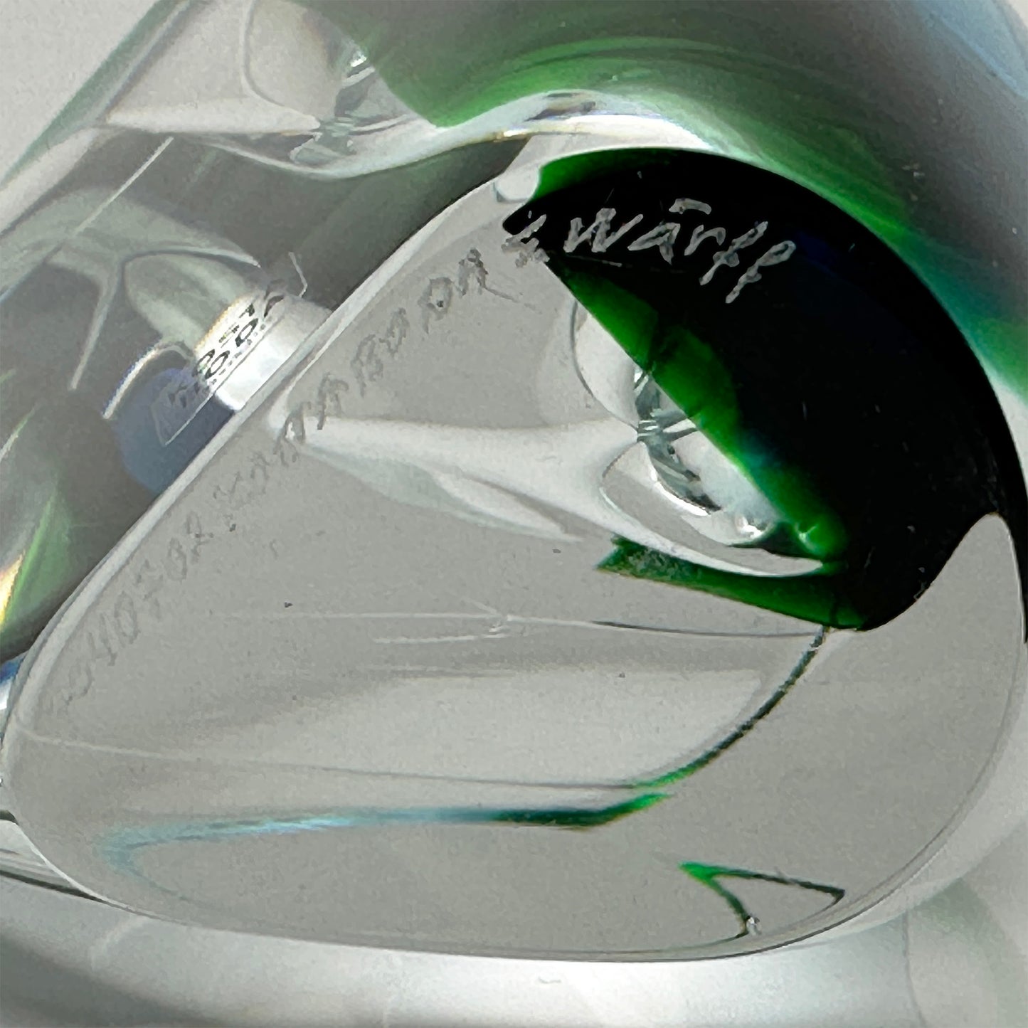 Enchanting Blue-Green Mirage Vase by Göran Wärff – Kosta Boda