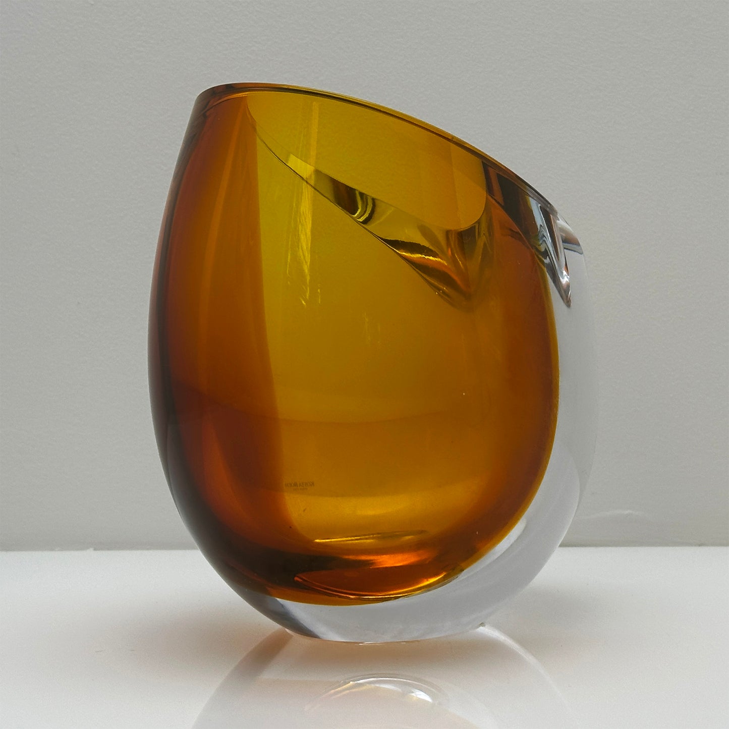 Mirage Vase by Göran Wärff for Kosta Boda. A masterpiece of Scandinavian glass design