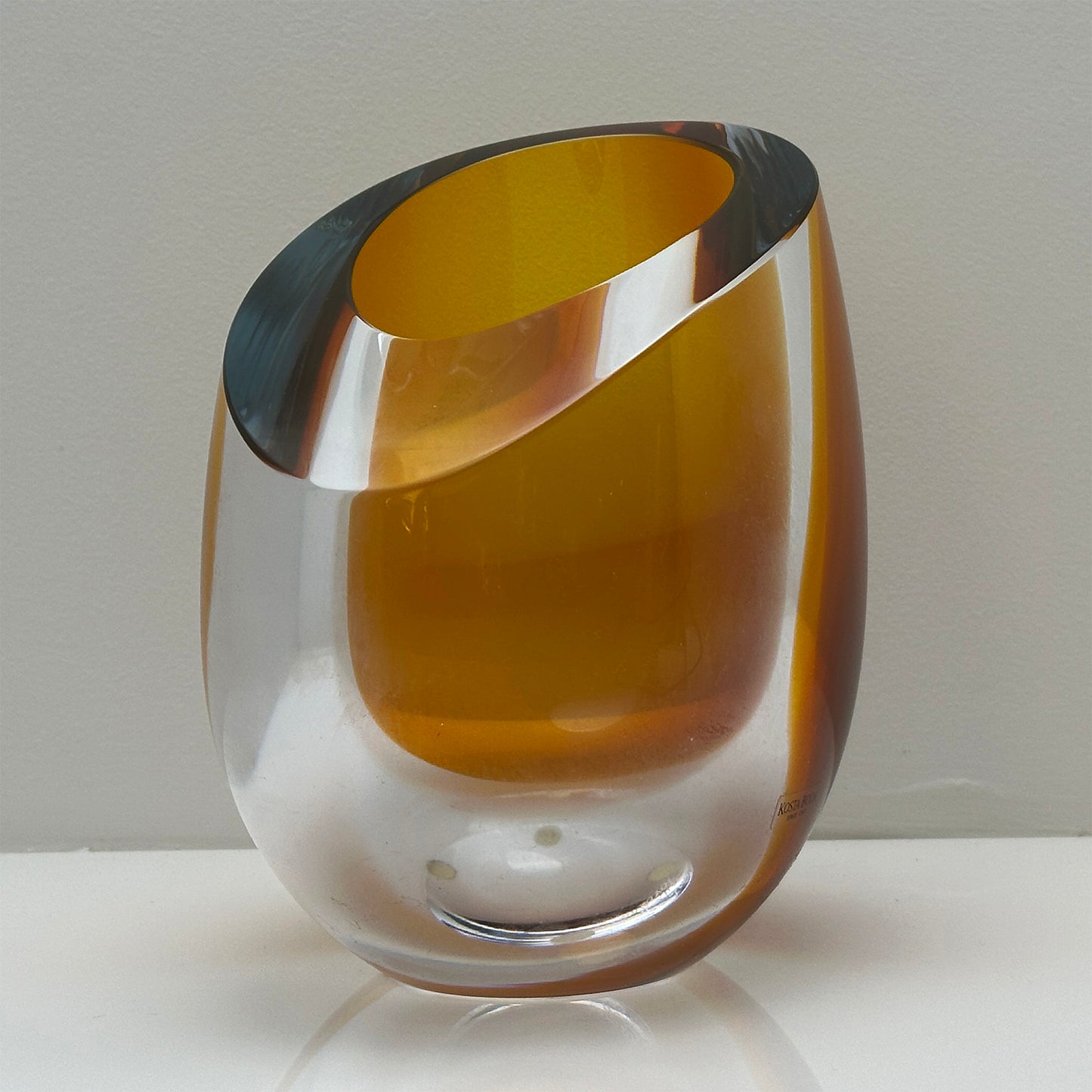 Mirage Vase by Göran Wärff for Kosta Boda. A masterpiece of Scandinavian glass design