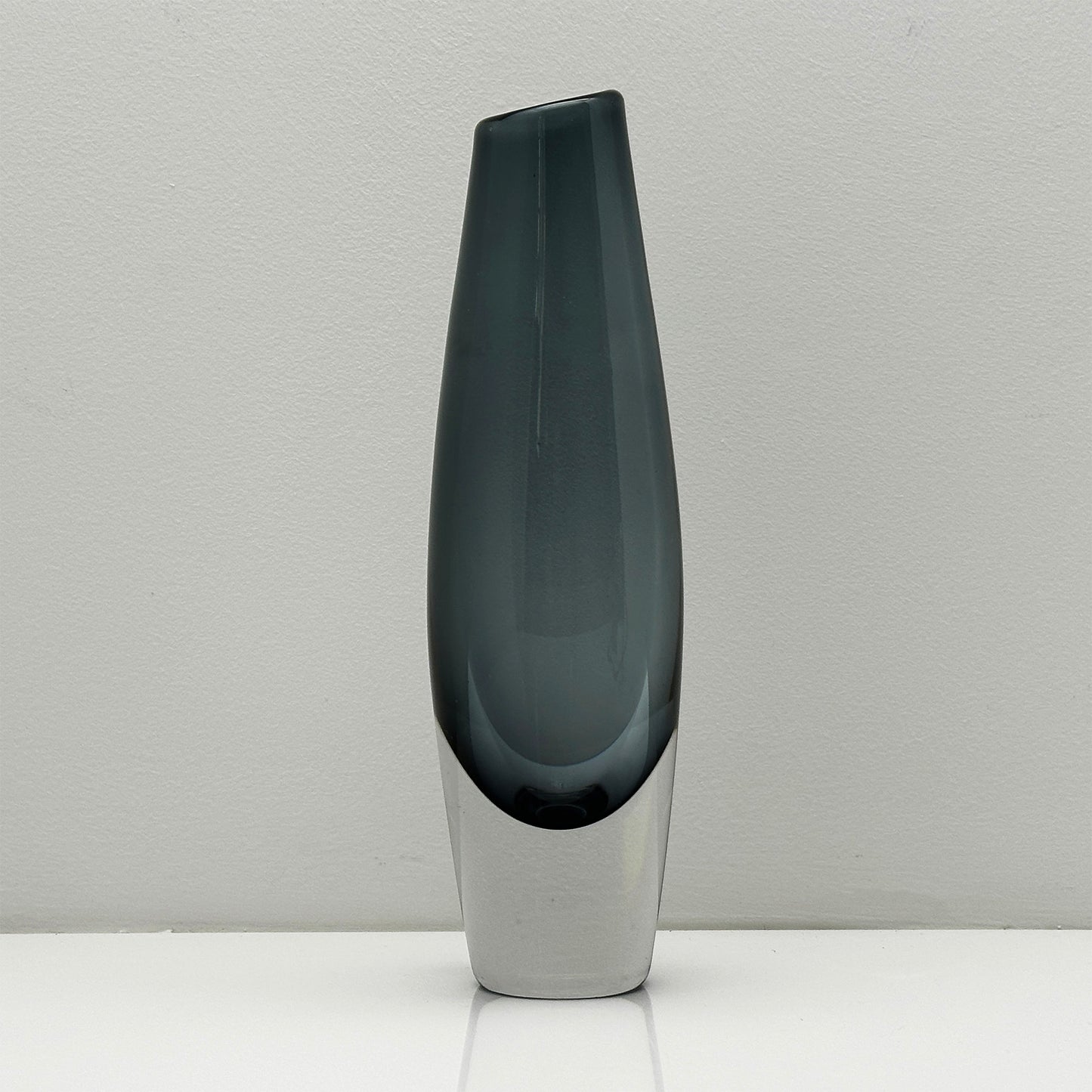 Rare grey vase by Sven Palmqvist for Orrefors