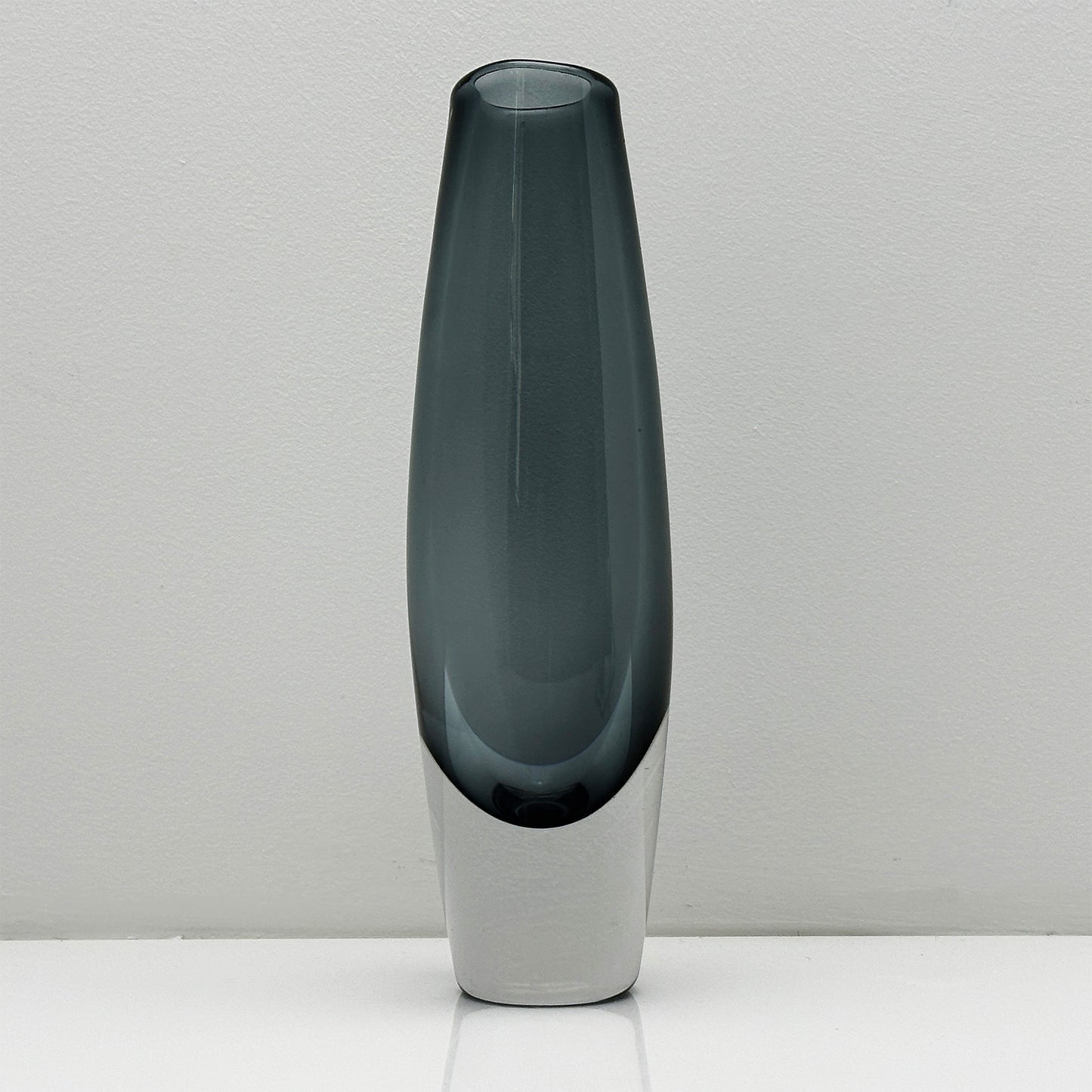 Rare grey vase by Sven Palmqvist for Orrefors