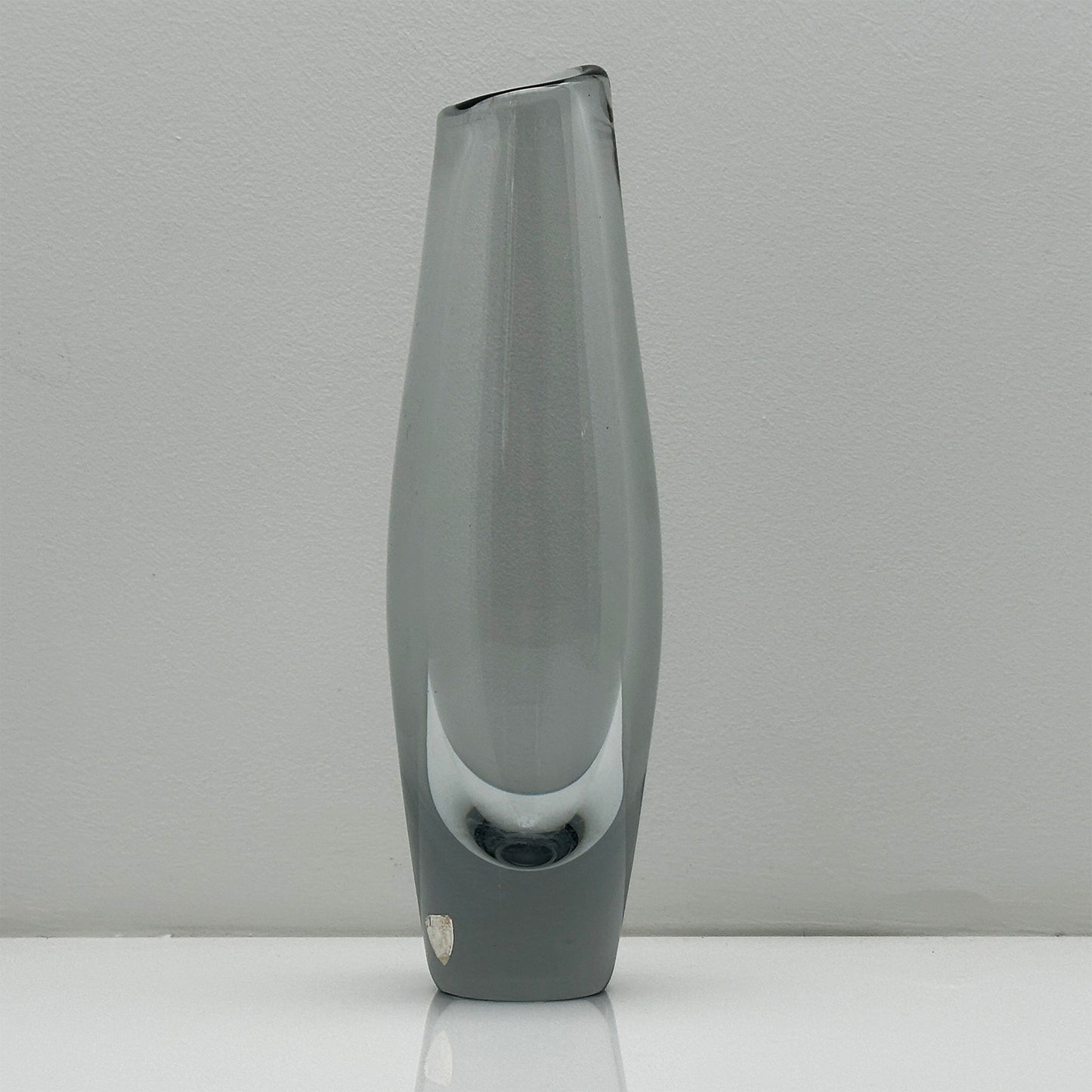 Orrefors Design Vaas - Sven Palmqvist Sommerso Glazen Vaas (23 cm)