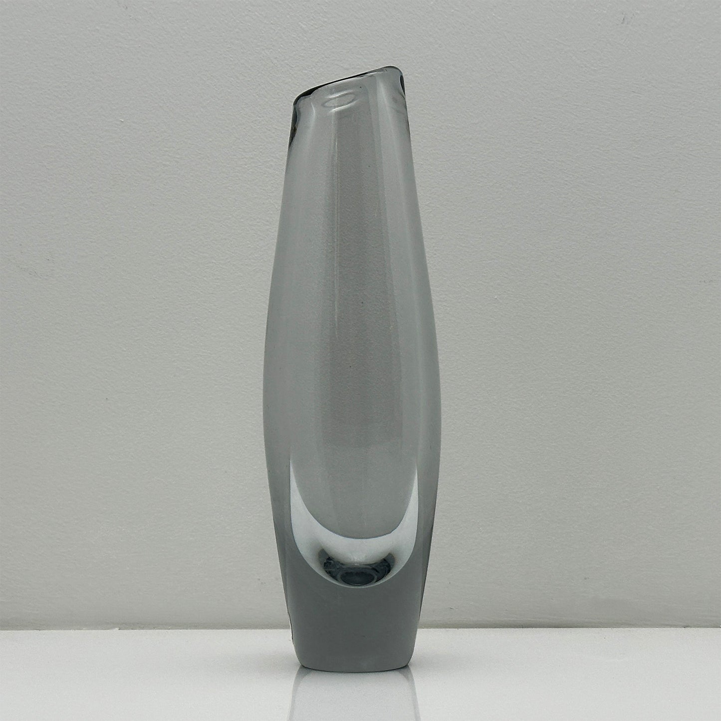 Orrefors Design Vaas - Sven Palmqvist Sommerso Glazen Vaas (23 cm)