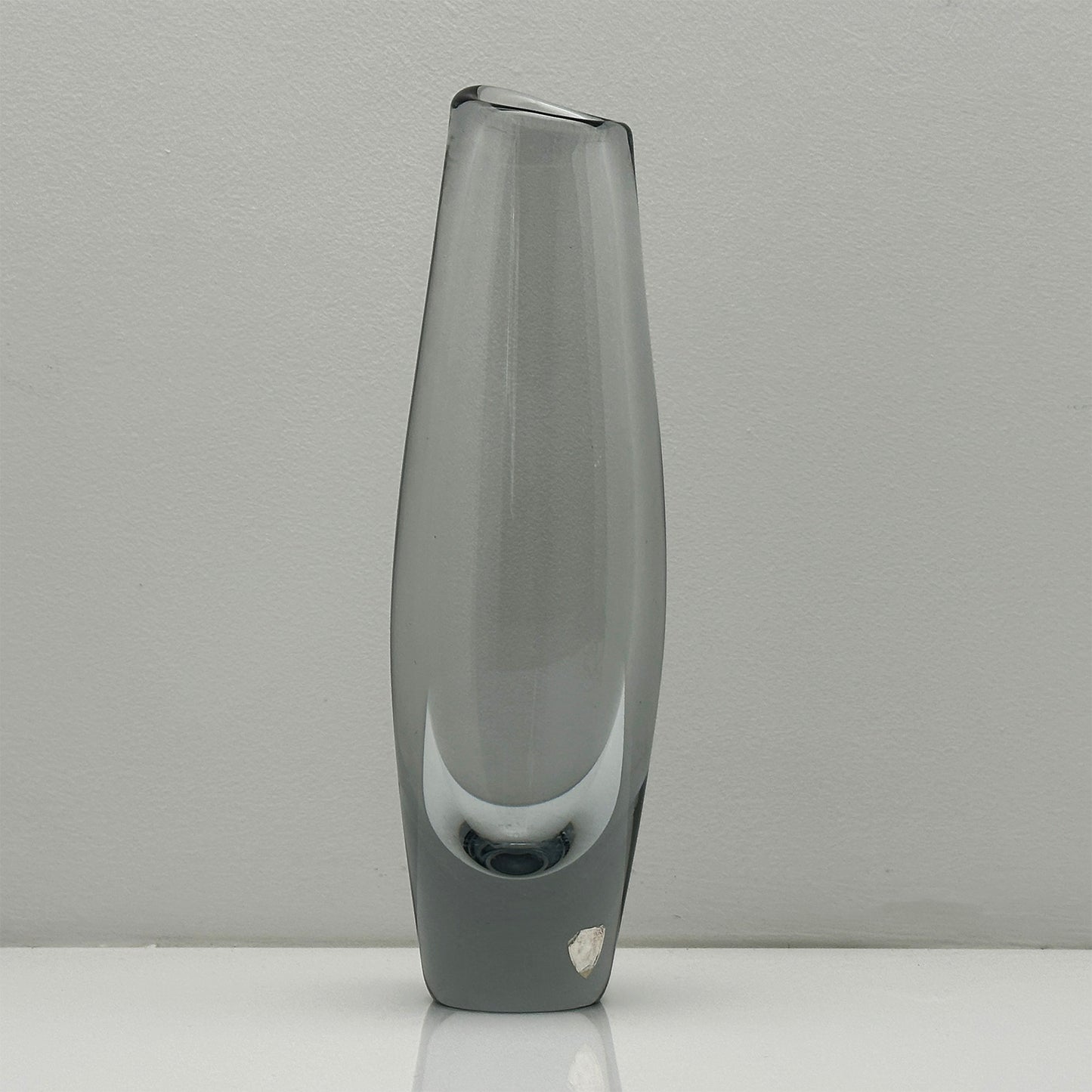 Orrefors Design Vaas - Sven Palmqvist Sommerso Glazen Vaas (23 cm)