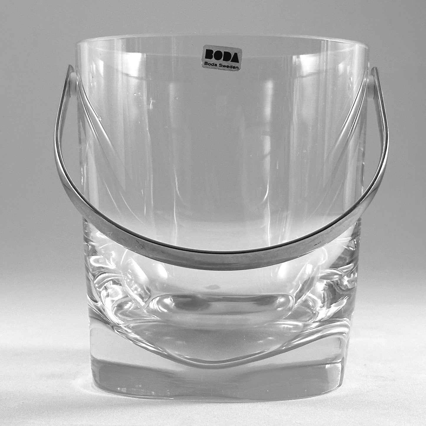 Vintage Kristall-Eiskübel – Kosta Boda Mid-Century Glaskunst, mundgeblasen (1960er)