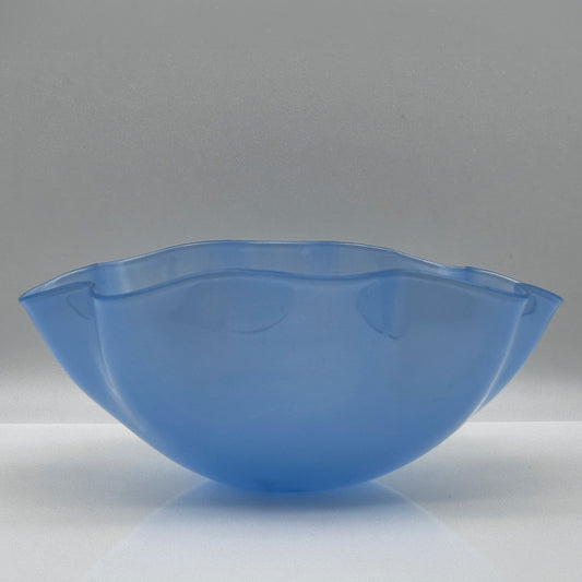 Kristallblaue Schale „Karanta“, Kosta Boda, Sven Palmqvist, Schweden