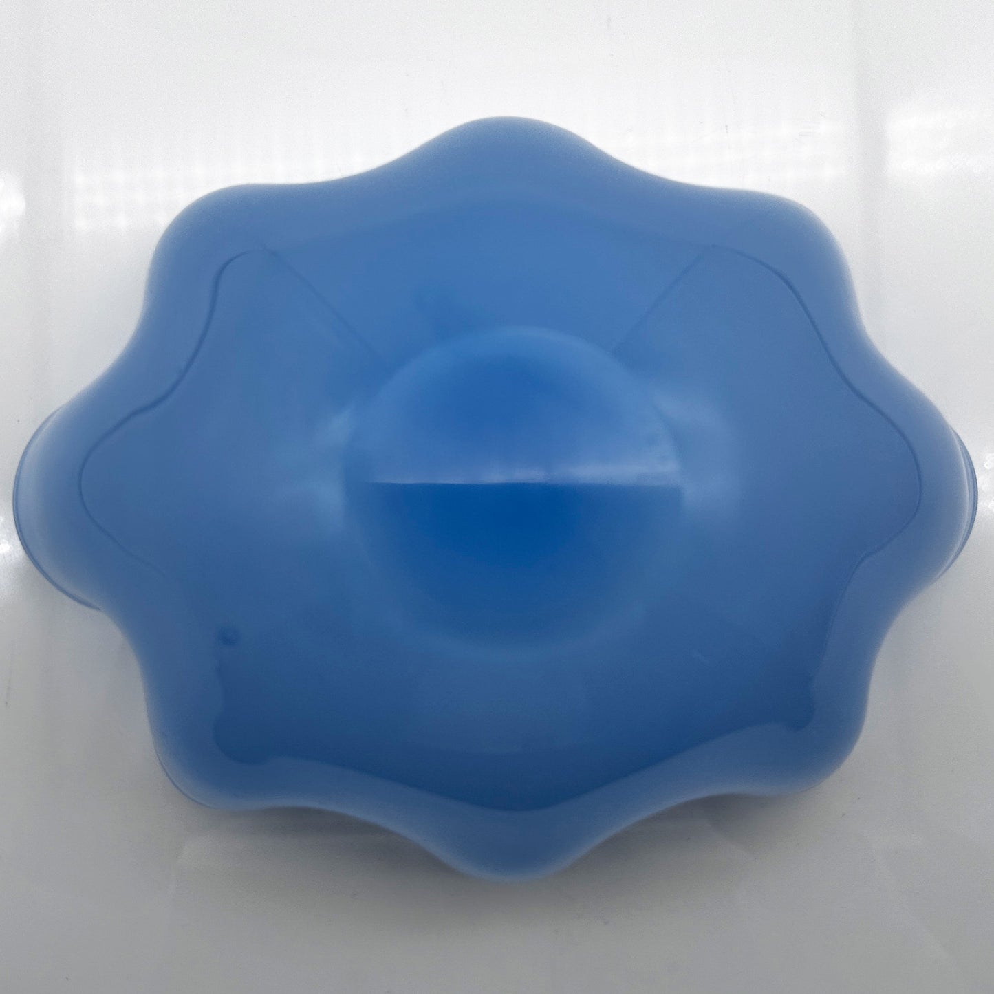 Kristallblaue Schale „Karanta“, Kosta Boda, Sven Palmqvist, Schweden