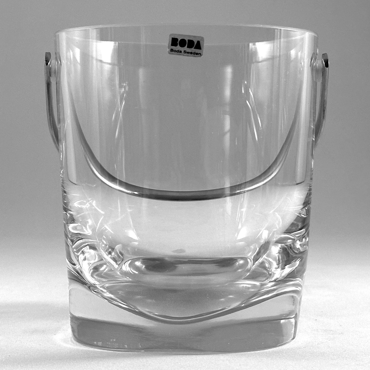 Vintage Kristall-Eiskübel – Kosta Boda Mid-Century Glaskunst, mundgeblasen (1960er)